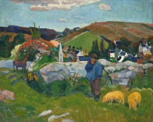 The Swineherd by Paul Gauguin