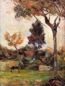 Two Cows In The Meadow