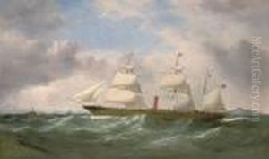The Iron Screw Steamer
African
In-bound For Liverpool,calling For A Pilot Off The Skerries, Anglesey by Samuel Walters