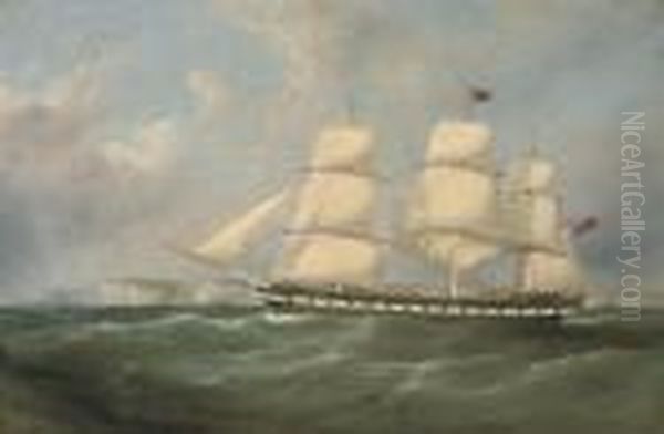 An Outward-bound Merchantman Heading Down The Channel - view 1