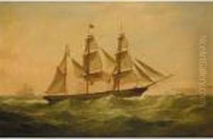 The Iron Barque Merle Inward Bound Off Dover by Samuel Walters