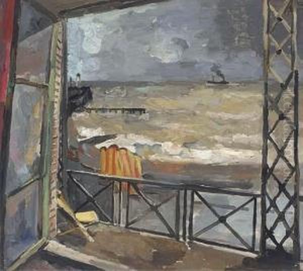 Storm At Lowestoft - view 1