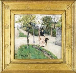 A Morning Walk by Edward Arthur Walton