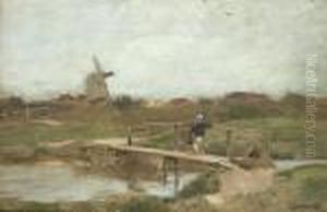Lincolnshire Landscape by Edward Arthur Walton