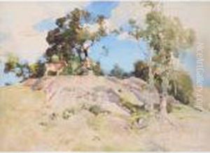 The Bull Rock, An Ayrshire Pastoral by Edward Arthur Walton