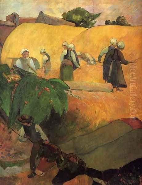 Haymaking In Brittany - view 1