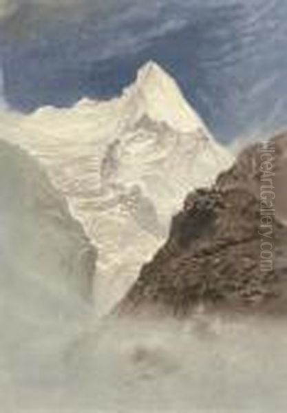 The Grivola From Col D'arbole, The Italian Alps - view 1