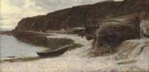 Mending The Lobster Pot by Richard Wane
