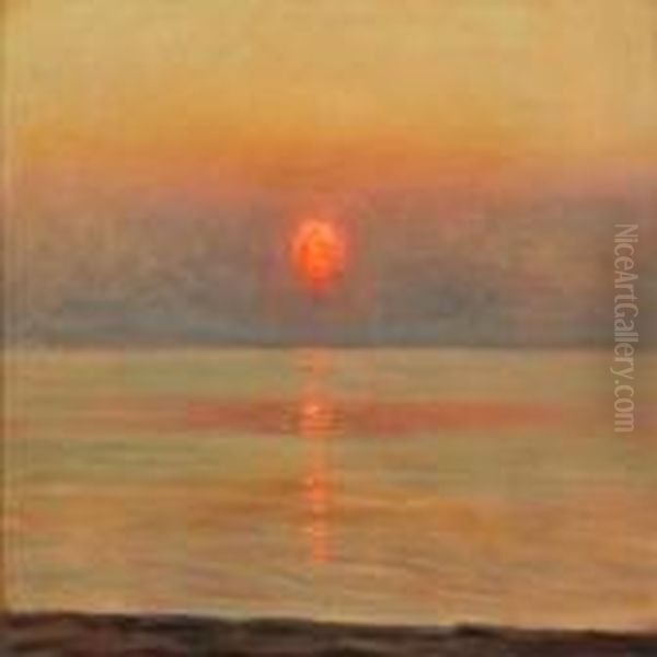 View Over The Sea Withsunset - view 1