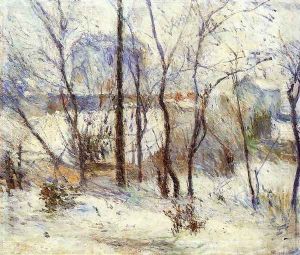 Snow At Vaugirard by Paul Gauguin