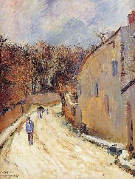 Osny Rue De Pontoise Winter - view 1