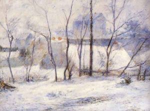 Winter Landscape Effect Of Snow Aka Snow At Vaugirard II