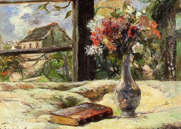 Vase Of Flowers And Window - view 1