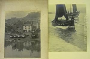 Old Sandside, The Harbou.... by Charles Edward Wanless