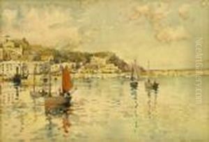 Mediterranean Scene by Harry Wanless