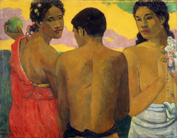 Three Tahitians - view 1