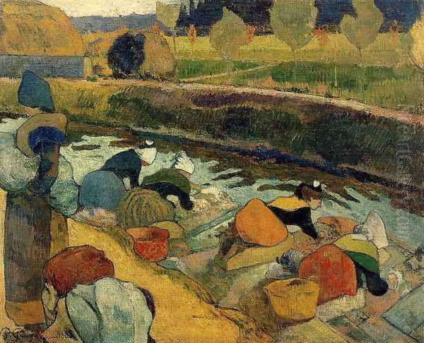 Washerwomen At The Roubine Du Roi Arles - view 1