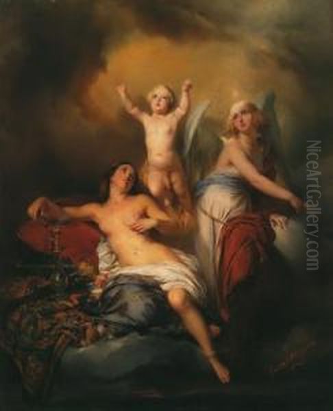 Allegoria Dell""""anima Cristiana Tra Virtu E Vizio - view 1