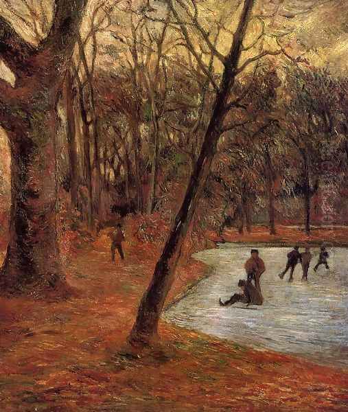 Skaters In Fredericksberg Park - view 1