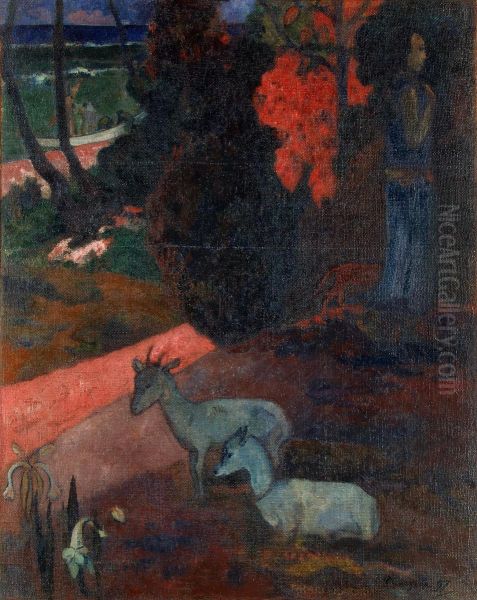 Landscape With Two Goats - view 1
