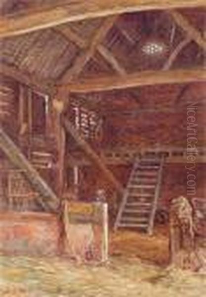 Interior Of A Barn - view 1