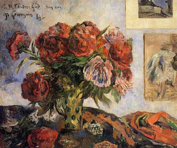 Vase Of Peonies - view 1