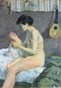 Study of a Nude. Suzanne Sewing
