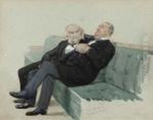 Gladstone And Harcourt, 'babble And Bluster' by Leslie Mathew Ward