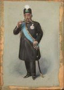 A Caricature Of An Asian/indian Prince