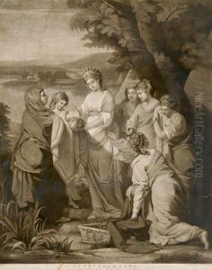 Die Auffindung Moses by William I Ward