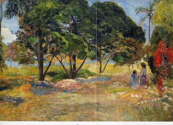 Landscape With Three Trees - view 1