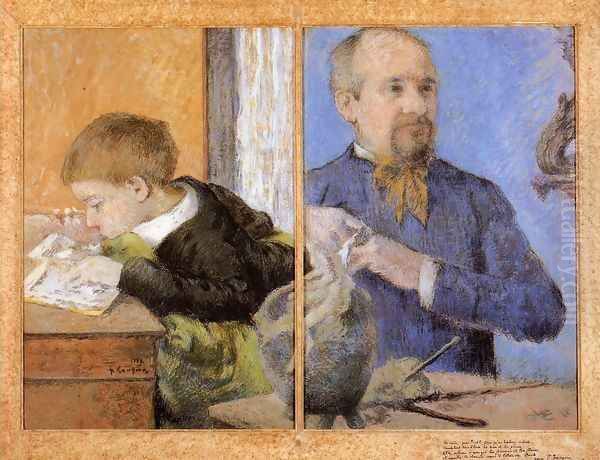 The Sculptor Aube And His Son - view 1