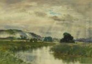 Chalk Pit, Amberley, Sussex by William Henry Waring