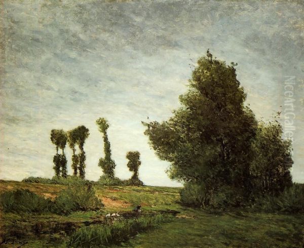 Landscape With Poplars - view 1
