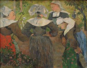 Four Breton Women by Paul Gauguin