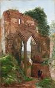 Conversing By A Ruined Archway