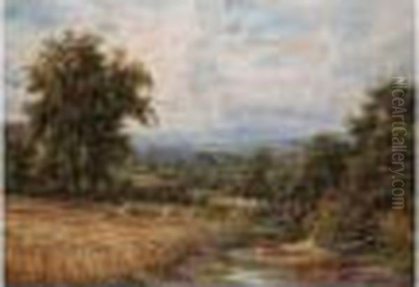 Summer Landscape With River - view 1