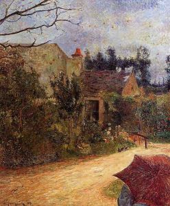 Pissarros Garden Quai Du Pothuis Pontoise