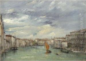 View On The Grand Canal, Venice by Andrew W. Warren