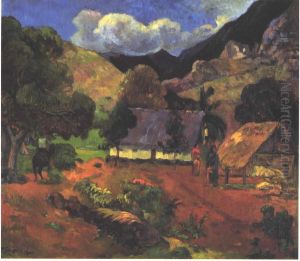 Landscape With Three Figures by Paul Gauguin
