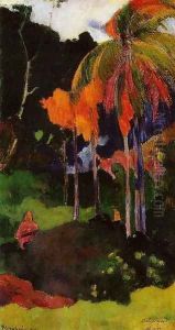 Mahana Maa I Aka The Moment Of Truth I by Paul Gauguin