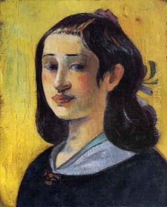 Portrait Of Aline Gauguin by Paul Gauguin