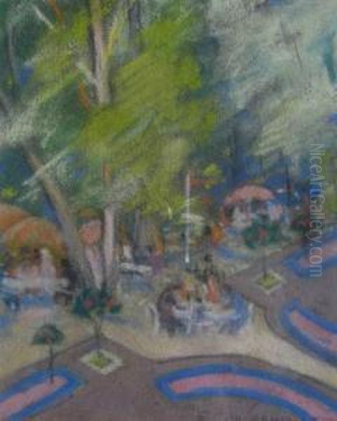 In The Garden. At Fountainbleau - view 1