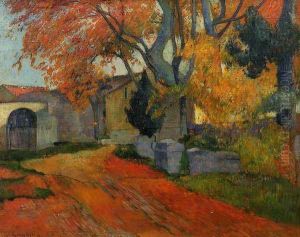 Lane At Alchamps Arles