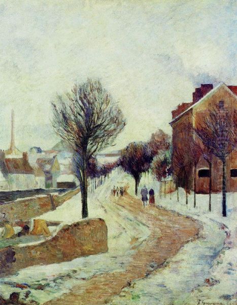 Suburb Under Snow - view 1