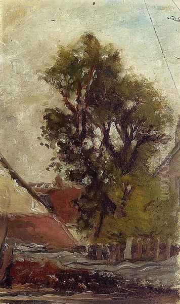 The Tree In The Farm Yard (sketch) - view 1