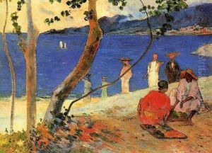 Seashore Martinique by Paul Gauguin