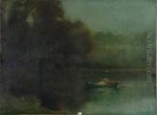 Promenade En Barque Au Clair-obscur - view 1