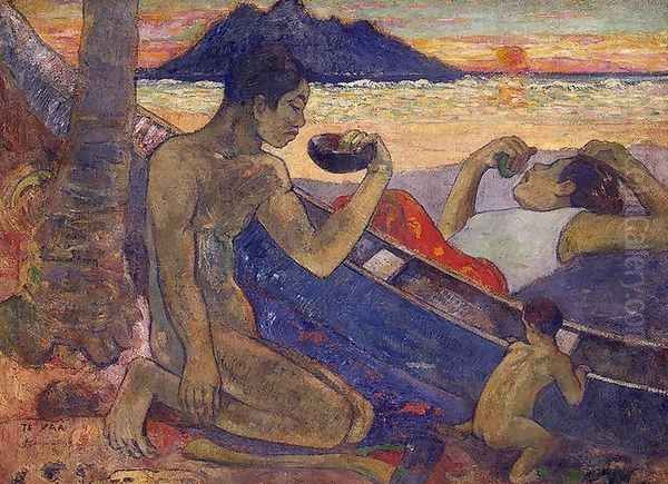 The Canoe A Tahitian Family - view 1