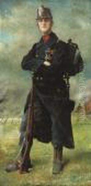 Portrait Of A Belgian Infantryman - view 1